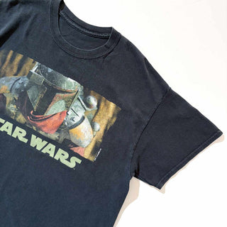 00'S "STAR WARS" ボバ・フェット ムービー プリント Tシャツ