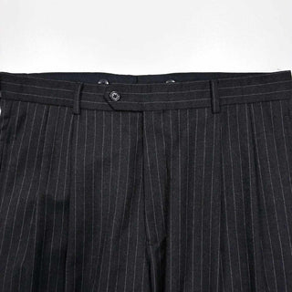 90's～00's 2タック ストライプ ウール スラックス