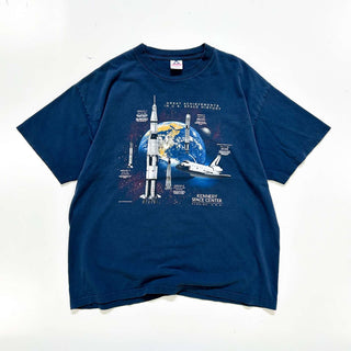 00's AAA "KENNEDY SPACE CENTER" グラフィック プリント Tシャツ