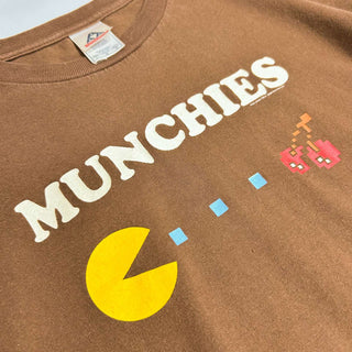 00's AAA PACMAN "MUNCHIES" ゲームプリント Tシャツ