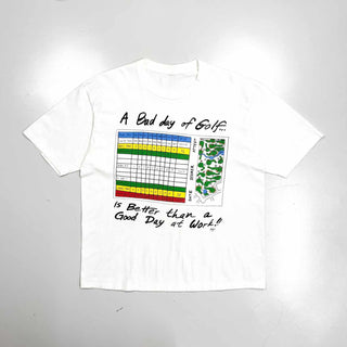 00's "A Bad day of Golf…" イラスト グラフィックTシャツ