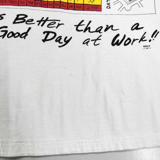 00's "A Bad day of Golf…" イラスト グラフィックTシャツ