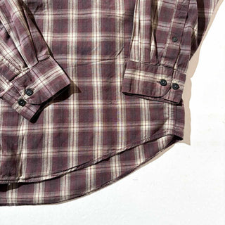 00's ARROW コットン×レーヨン チェック L/S シャツ