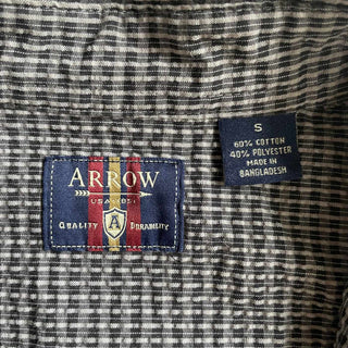 00's ARROW シアサッカー ストライプ S/S シャツ