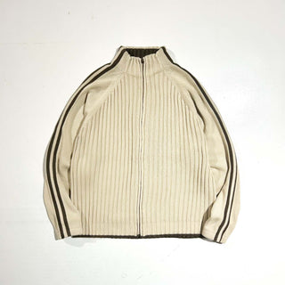 00's Arizona ライン フルジップ ニットセーター