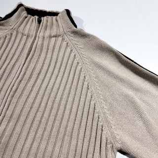 00's Arizona ライン フルジップ ニットセーター