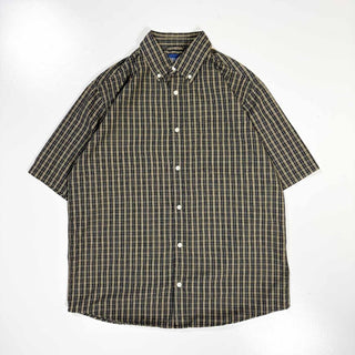 00's BASIC EDITIONS コットン B.D. チェック S/S シャツ