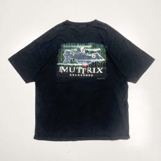 00's BIG DOGS "THE MUTTRIX" パロディ 両面プリント Tシャツ