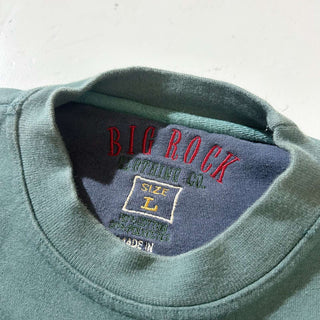 00's BIG ROCK ヘビーコットン 3連 アニマル プリント スウェットシャツ