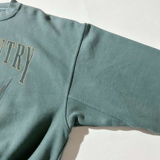 00's BIG ROCK ヘビーコットン 3連 アニマル プリント スウェットシャツ