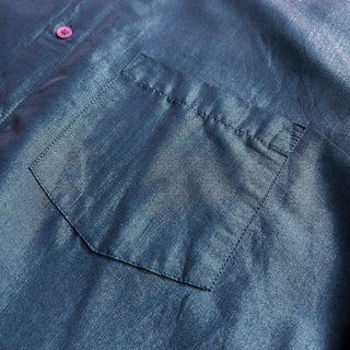 00's BRUNO "SUEDED" 玉虫レーヨン レギュラーカラー L/Sシャツ