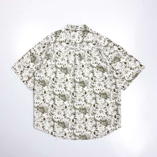00's BUGLE BOY リネン×コットン ボタニカル S/Sシャツ