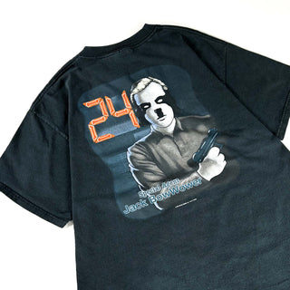 00's Big Dogs "Jack BowWower" 24 TWENTY FOUR パロディ ムービー プリント Tシャツ