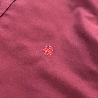 00's Brooks Brothers スーピマコットン ブロードクロス ボタンダウン L/Sシャツ(ワインレッド)