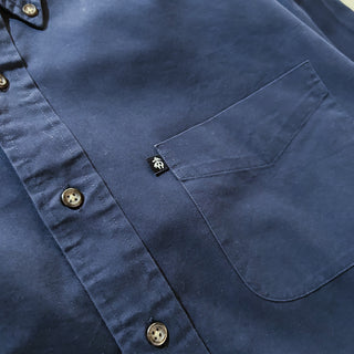 00's Brooks Brothers コットンツイル ボタンダウン L/Sシャツ(ネイビー)
