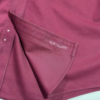 00's Brooks Brothers スーピマコットン ブロードクロス ボタンダウン L/Sシャツ(ワインレッド)