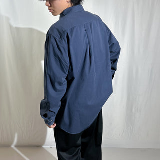00's Brooks Brothers コットンツイル ボタンダウン L/Sシャツ(ネイビー)