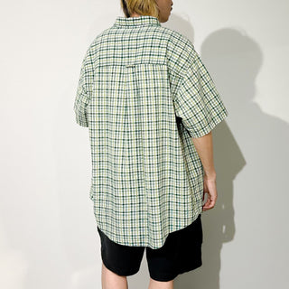 00's CHAPS RALPH LAUREN シアサッカー チェック S/Sシャツ