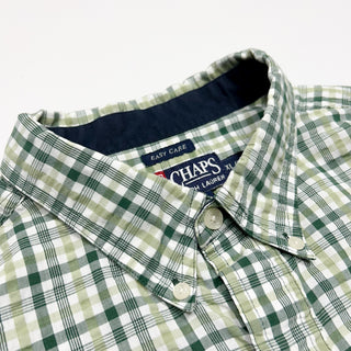 00's CHAPS RALPH LAUREN シアサッカー チェック S/Sシャツ