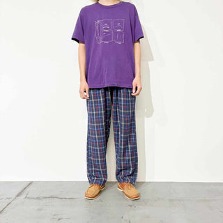 ～00's CHAPS ドローコード チェック パジャマ パンツ