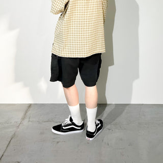 00's CHAPS リネン×コットン バギー カーゴショーツ