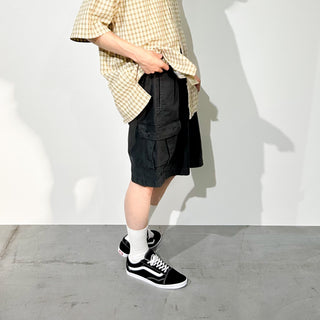 00's CHAPS リネン×コットン バギー カーゴショーツ