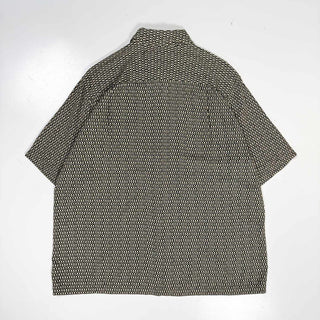 00's CLAIBORNE 総柄 ボックスカット S/S シャツ
