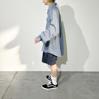00's COLO WEAR コットン×レーヨン チェック L/Sシャツ