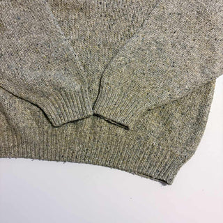 00's COTTON TRADERS 星条旗 ラミー×ウール ニット セーター