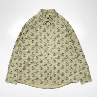 00's Cabela's アニマル柄 シャモア L/S シャツ