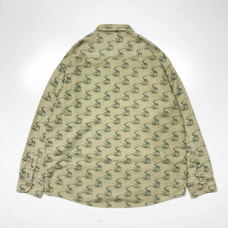 00's Cabela's アニマル柄 シャモア L/S シャツ