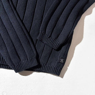 00's Calvin Klein Jeans タートルネック リブ ニット セーター