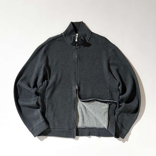 00's Calvin Klein ダブルジップ ドライバーズ ニット セーター