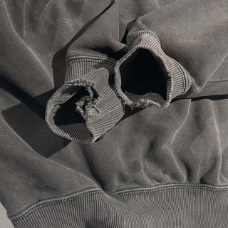 00's Carhartt フェード ブラック ハーフジップ スウェット パーカ