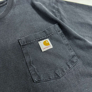 00's Carhartt ワンポイントロゴ ポケットTシャツ