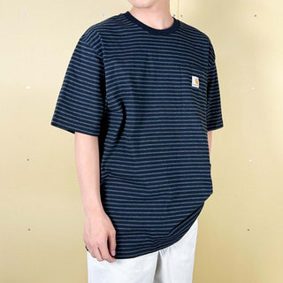 00's Carhartt ボーダー Tシャツ