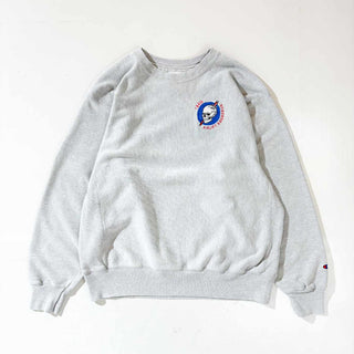 ～00's Champion "PREMIUM REVERSE WEAVE" ドクロ ワンポイント スウェット シャツ