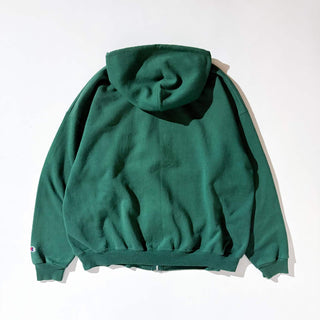 00's Champion ワンポイント フルジップ スウェット パーカ