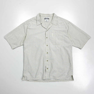 00's Columbia チェック柄 オープンカラー S/Sシャツ