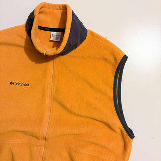 00's Columbia フリース ベスト(イエロー)