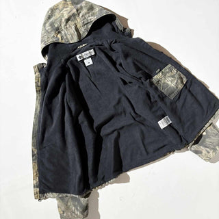 00's Columbia リアルツリーカモ フリースライニング コットン パーカ