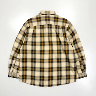 00's Columbia レーヨン混 オンブレチェック フランネルシャツ