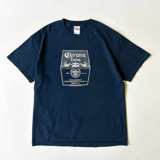 00's "Corona Extra" ロゴプリント Tシャツ