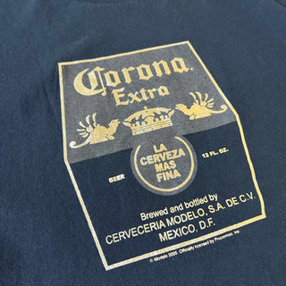 00's "Corona Extra" ロゴプリント Tシャツ