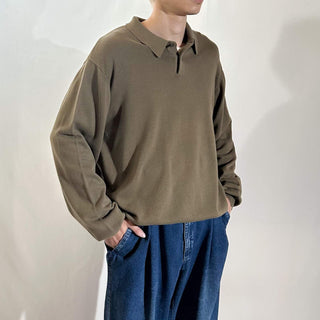 00's Croft & Barrow ニット L/Sポロシャツ