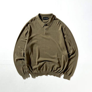 00's Croft & Barrow ニット L/Sポロシャツ