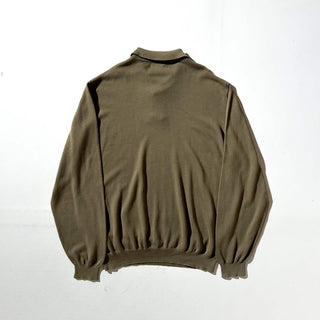 00's Croft & Barrow ニット L/Sポロシャツ