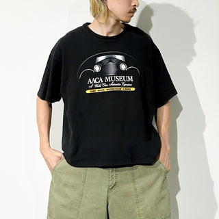 00's DELTA "AACA MUSEUM" 短丈 アートプリント Tシャツ