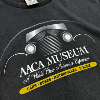 00's DELTA "AACA MUSEUM" 短丈 アートプリント Tシャツ