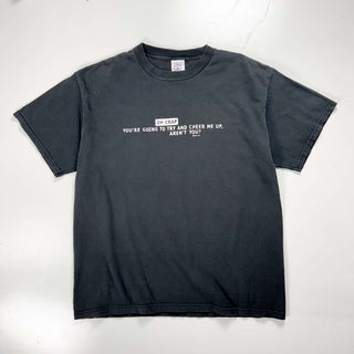 00's DELTA フェード メッセージ Tシャツ